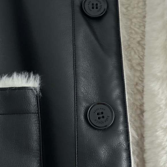 Reversible Kate Spade Faux Fur / Leather Jacket - Picture 4 of 6